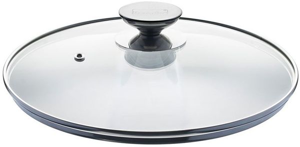 Berndes Spezialglasdeckel mit Edelstahlknauf, Sicherheitsglas, Transparent, Ø 32 cm, 007032 Bild 2