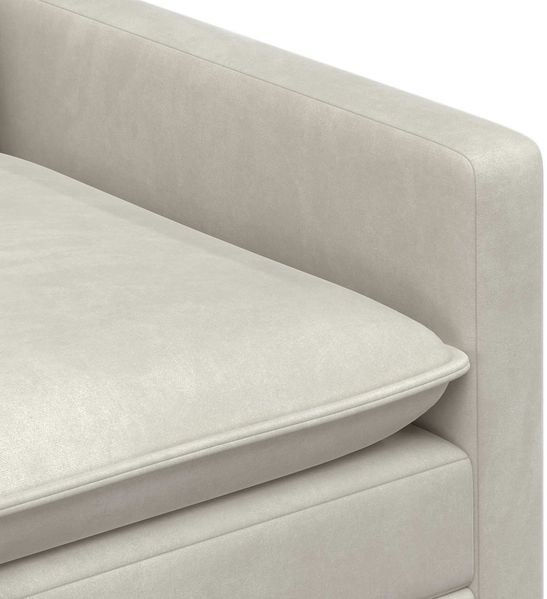 vidaXL Sofa Creme 76 x 81 x 87,5 cm Samt 42028762 Bild 6