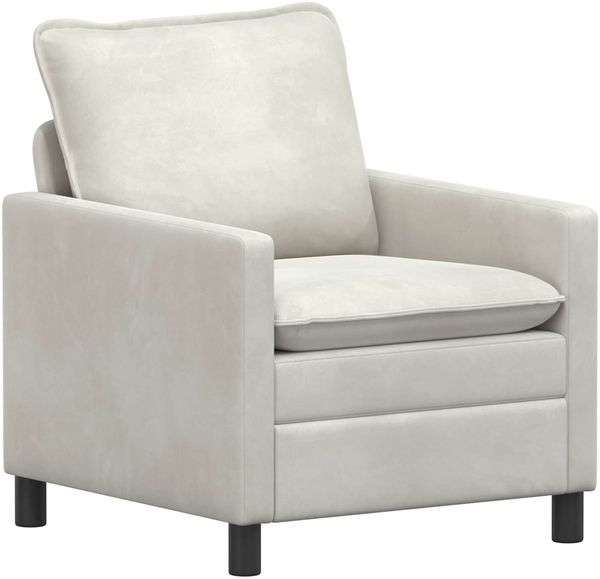vidaXL Sofa Creme 76 x 81 x 87,5 cm Samt 42028762 Bild 2