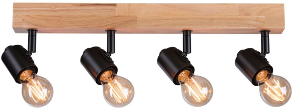 Paulmann 66773 Spotlight Arvid 4-flammig E27 230V max. 20W Schwarz Holz