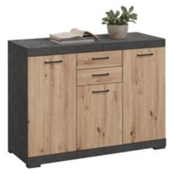FMD Möbel Kommode 120 x 90 x 50 cm (B/H/T) Bild 6