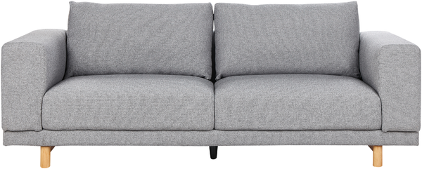 3-Sitzer Sofa hellgrau NIVALA