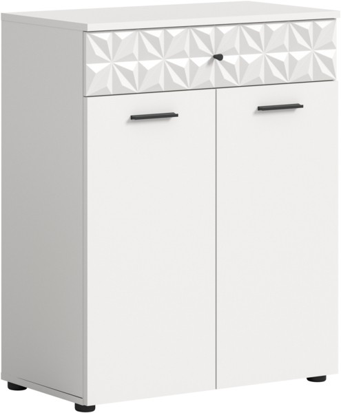 Xonox Prisma Standschrank (B/H/T 60x54x37 cm) in weiß Nachbildung