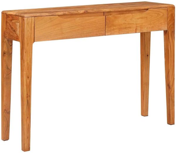 Konsolentisch, Beistelltisch, Konsole Braun 110 x 30 x 80 cm Massivholz Akazie