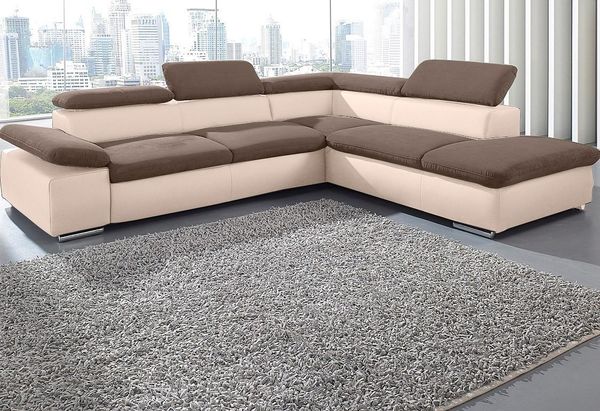 sit&more Ecksofa Valantine L-Form, inkl. Kopf- und Armteilverstellung, wahlweise mit Bettfunktion