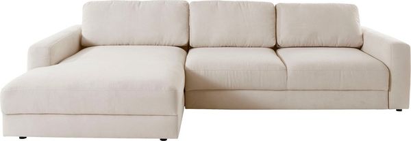 Places of Style Ecksofa Bloomfield, L-Form, wahlweise mit Bettfunktion und Bettkasten