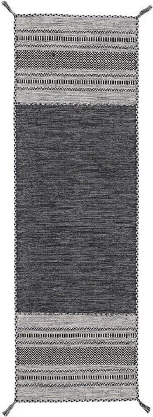 carpetfine Läufer Kelim Azizi, rechteckig, Höhe: 5 mm, Baumwolle, Wendeteppich mit Fransen, Wohnzimmer