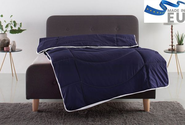 OTTO home Microfaserbettdecke Microlux, Bettdecke 135x200 cm und Übergrößen bis 240x220cm, Füllung: Feuchtigkeitsregulierende 3D Klimafaser (Polyester), Bezug: Microfaser-Feinbatist, fest versteppter Bezug - keine Bettwäsche nötig, Sommer, Winter