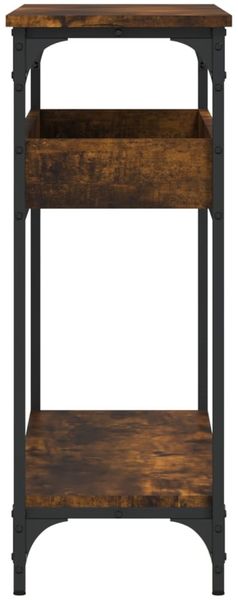 vidaXL Konsolentisch mit Ablage Räuchereiche 100x29x75cm Holzwerkstoff 837719 Bild 5