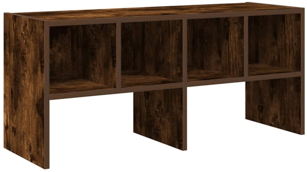 vidaXL Schuhregal Stapelbar Räuchereiche 89,5x30x40 cm 858847