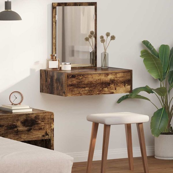 vidaXL Schminktisch mit Schubladen Braun 60 x 40 x 70 cm Holzwerkstoff 865194