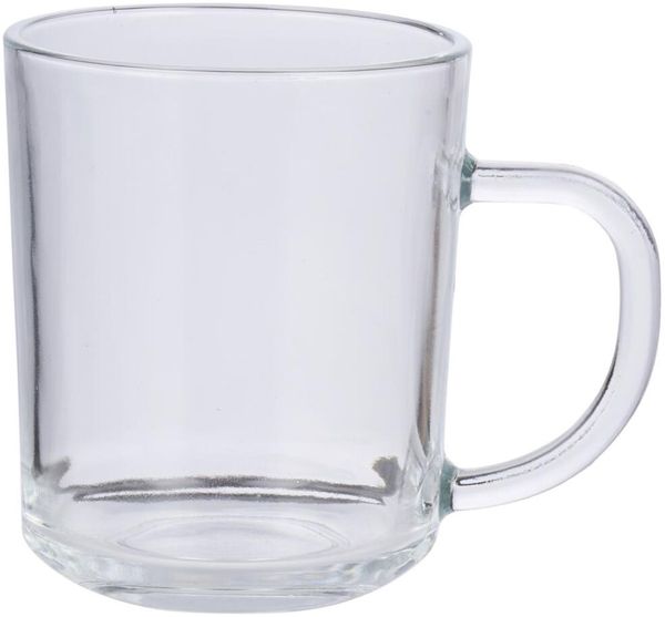 24x BURI Kaffeebecher Glas 0,2L Transparent Tassen Tee Trinken Pott Geschirr Cup