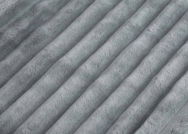 Sofa-Garnitur HWC-P20, 3-Sitzer Couch Loungesofa, Stoff/Textil Cord (370 g/m²) Liegefläche rechts ~ hellgrau Bild 3