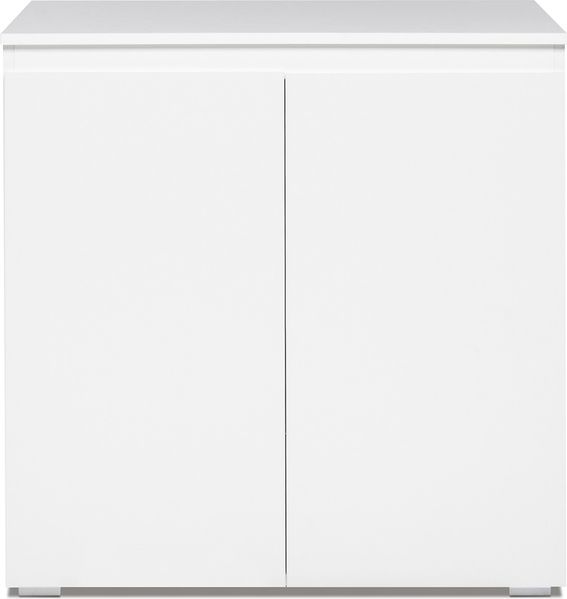 Kommode >Ravenna< in Weiß Matt - 80x80x40cm (BxHxT) Bild 3