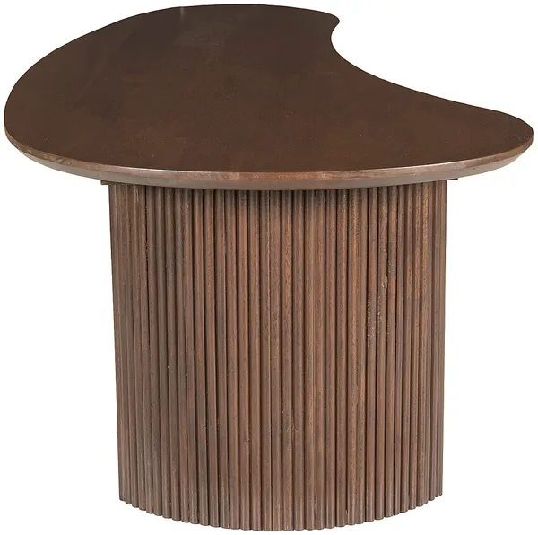 Vente-unique - TAMENIA Couchtisch Holz, Platte Braun - B 70 cm x H 45 cm x L 120 cm Bild 4