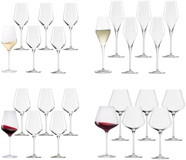 Stölzle Lausitz QUATROPHIL Hochzeitsset 24-tlg.