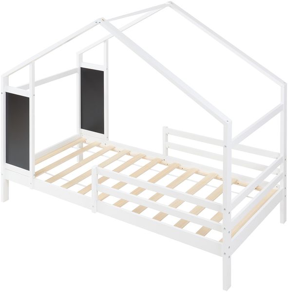 Kinderbett Lorenskog mit Matratze 90x200 cm Weiß [en. casa] Bild 4