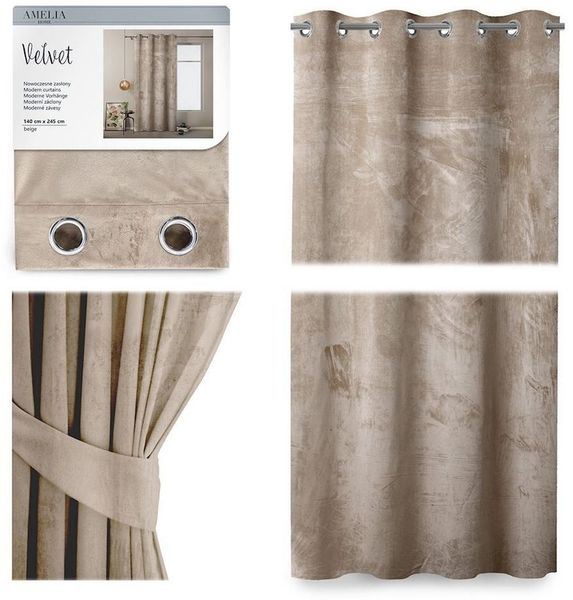 texpot Vorhang Vorhang Ösenschal blickdicht Verdunklungsvorhang (1 St), Ösen, abdunkelnd