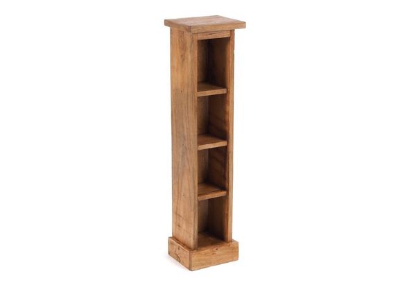 DESIGN DELIGHTS CD-Regal HOLZ CD REGAL "CD TOWER", 76cm(H), Holzregal, CD Rack mit 4 Fächern