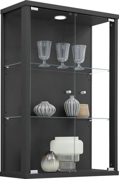 fif möbel Vitrine OPTIMA Hängevitrine/Glasvitrine 2x Glastür,perfekt für Sammler,Sammlervitrine