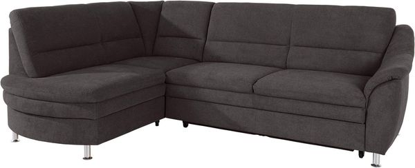 Home affaire Ecksofa Cardoso L-Form, Federkern, wahlweise mit Bett, Schubkasten