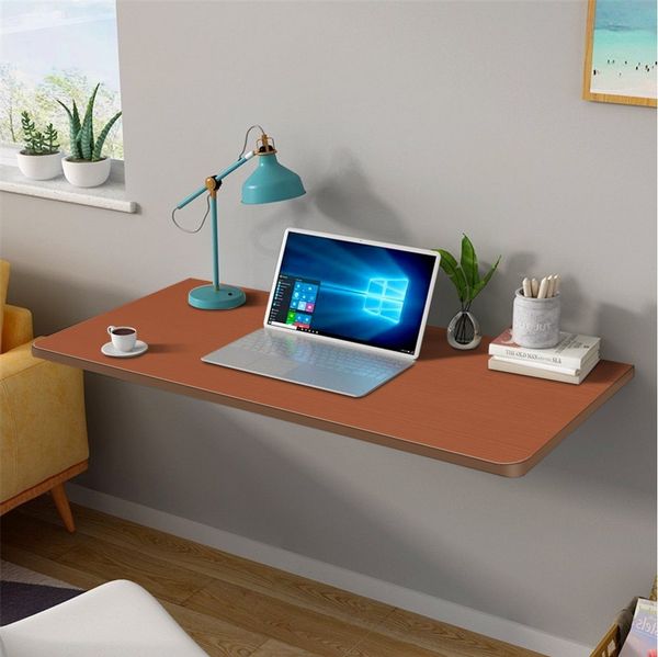 JEOBEST Klapptisch Wandklapptisch, Klappbarer Esstisch, Schreibtisch, Wandmontage, 60cm, Metallklappgestell
