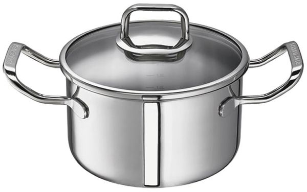 Schulte Ufer Turbo-Line i Fleischtopf silber 16 cm
