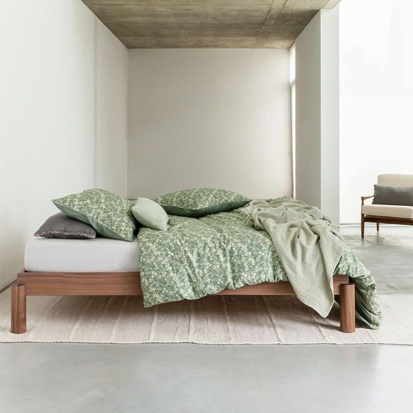 Marc O Polo Mako Satin Bettwäsche Sollia sage green | 200x220 cm + 2 x 80 x 80 cm