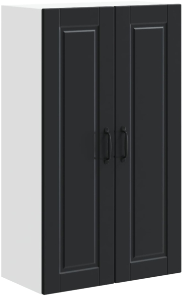 vidaXL Küchenschrank mit Regal Schwarz 60 x 31 x 100 cm Holzwerkstoff 885486