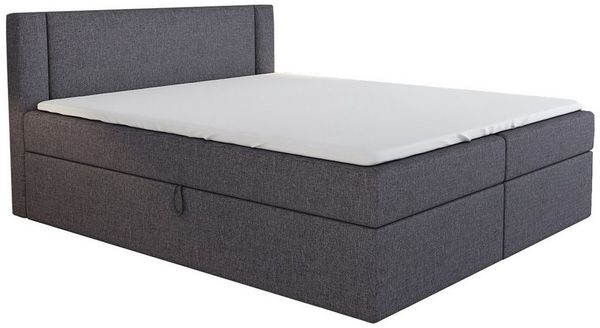 A&J MöbelLand GmbH Boxspringbett ALI mit 2 Bettkästen und Topper. (Boxspringbett mit Bettkasten und gepolstertem Kopfteil. Inclisive Topper!, TOP ANGEBOT), Länge 208 cm Höhe 106 cm