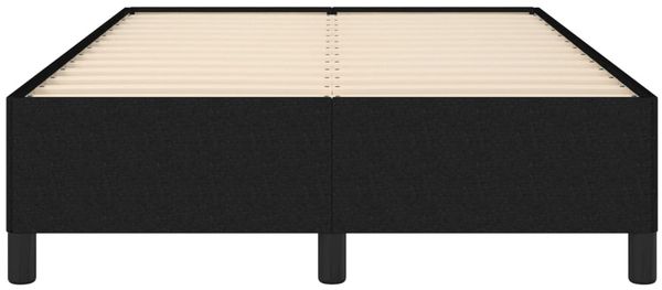 vidaXL Bettgestell ohne Matratze Schwarz 120x190 cm Stoff 379510 Bild 5
