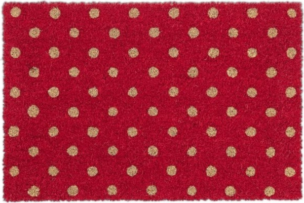 Kokos Fußmatte gepunktet 10042695