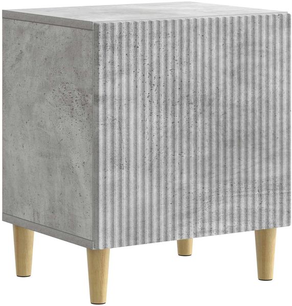 vidaXL Nachttisch Betongrau 43 x 34,5 x 50 cm Holzwerkstoff 894571