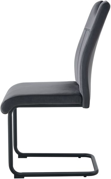 Schwinger-Stuhl 2er Set Lyon Stühle in Anthrazit - gemütliches Design - B/H/T: 43x98x61 cm Bild 6