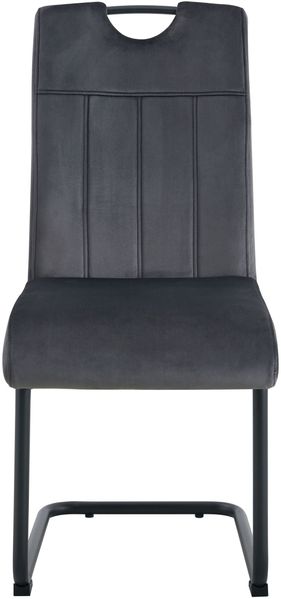 Schwinger-Stuhl 2er Set Lyon Stühle in Anthrazit - gemütliches Design - B/H/T: 43x98x61 cm Bild 5