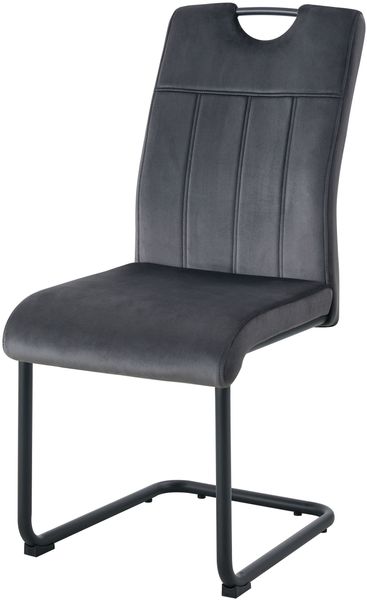 Schwinger-Stuhl 2er Set Lyon Stühle in Anthrazit - gemütliches Design - B/H/T: 43x98x61 cm Bild 4