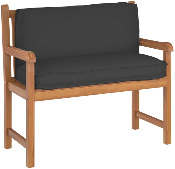 vidaXL Kissen Schwarz 120 x 40 x 12 cm Oxford-Stoff 42001542