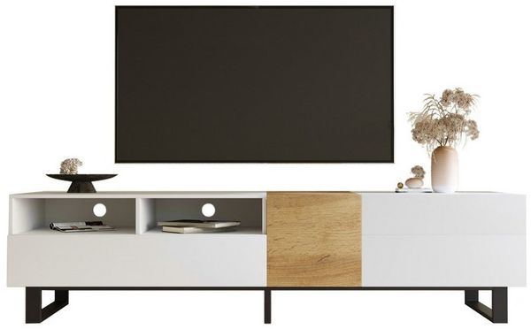 SOFTWEARY Lowboard Breite 180 cm, TV-Schrank, stehend