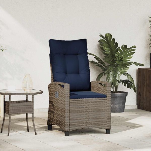 vidaXL Verstellbarer Gartenstuhl 56 x 60 x 112 cm Stahl 42026847