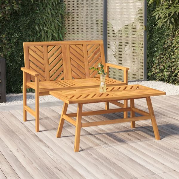 vidaXL Gartenbank 109 cm Massivholz Akazie 362234