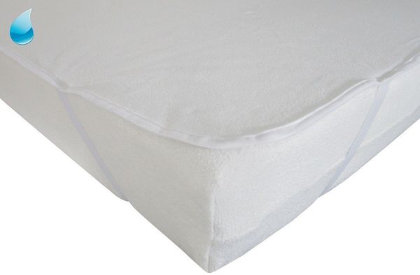 Matratzenauflage Matratzenschutz wasserdicht mit Eckgummi für Kinderbett DUKAL, 60x120 cm, mit Eckgummi, Made in Germany