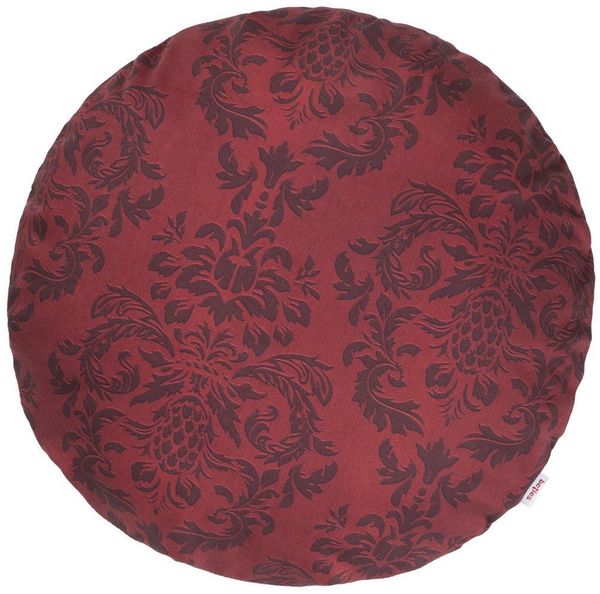 Kissenhülle rund ca. 40 cm Ø karmin-rot beties "Epoche"