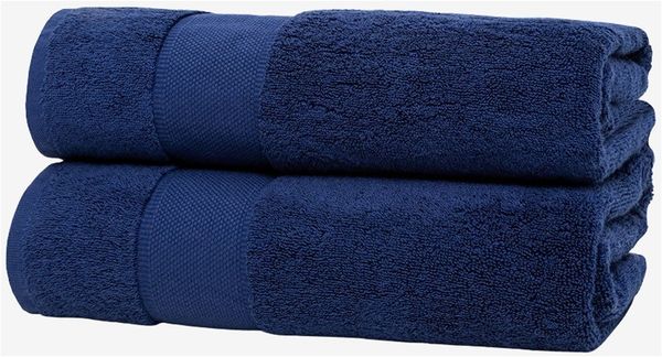 Wolkenfeld Duschtücher Premium Low-Twist Baumwolle 550 g/m² – 2 große Duschtücher, Frottier (2-St), 70×140 cm – weich, saugfähig und ideal für Bad & Wellness