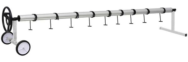 vidaXL Aufrollvorrichtung für Poolplane Edelstahlbasis 92245