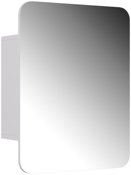 Badspiegelschrank Zino Weiß 65 x 50 cm mit Regalen Vicco