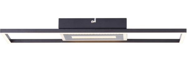 BRE-Light Besson LED Deckenleuchte 55x16cm schwarz Metall/Kunststoff 24 W LED integriert (2900lm, 3000K)
