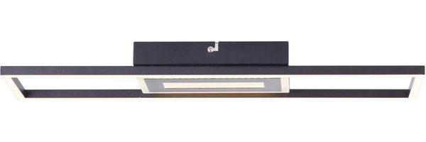 BRE-Light Besson LED Deckenleuchte 55x16cm schwarz Metall/Kunststoff 24 W LED integriert (2900lm, 3000K)