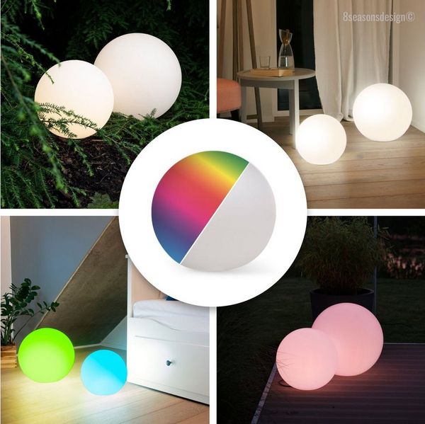 Kugelleuchte Shining Globe (weiß Ø 30 cm RGB )
