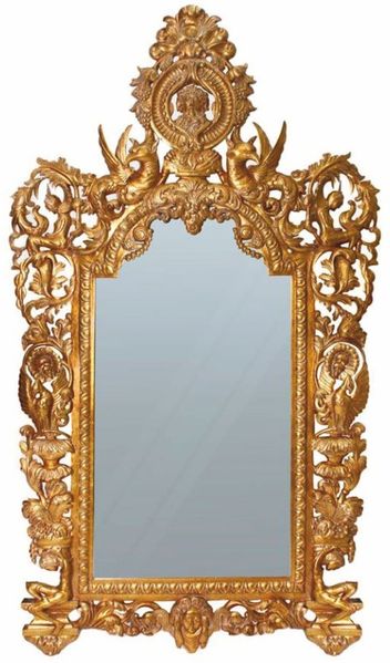 Casa Padrino Luxus Barock Spiegel Gold H. 255 cm - Prunkvolle Barock Möbel