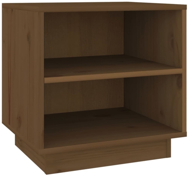 vidaXL Nachttisch, Massivholz Kiefer, 40 x 34 x 40 cm, Honigbraun